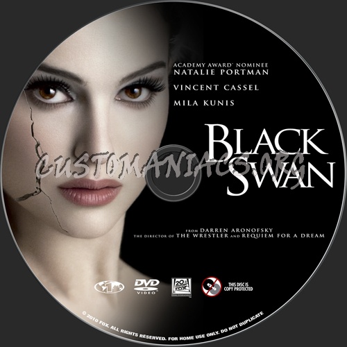 Black Swan dvd label