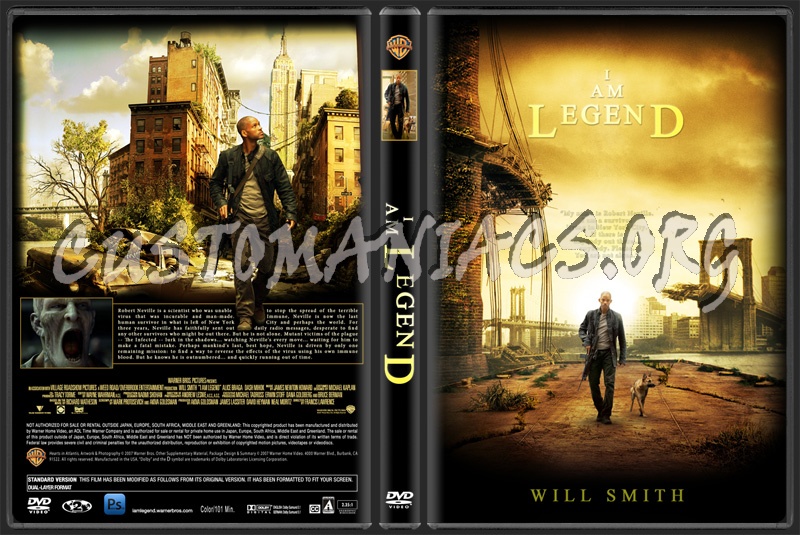 I Am Legend dvd cover