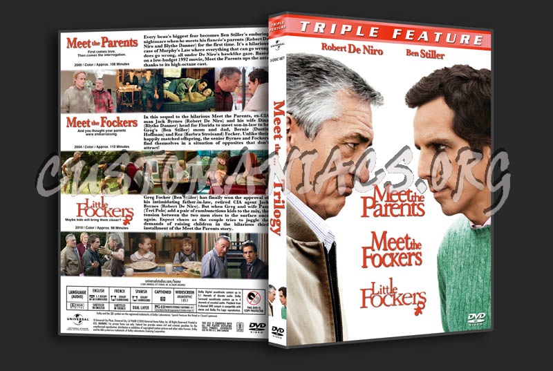 Meet the Parents / Meet the Fockers / Little Fockers dvd cover