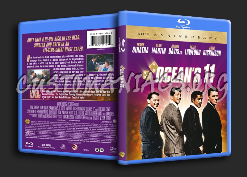 Ocean's 11 (1960) blu-ray cover