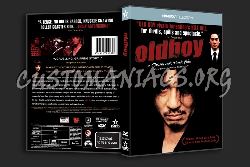 Oldboy dvd cover