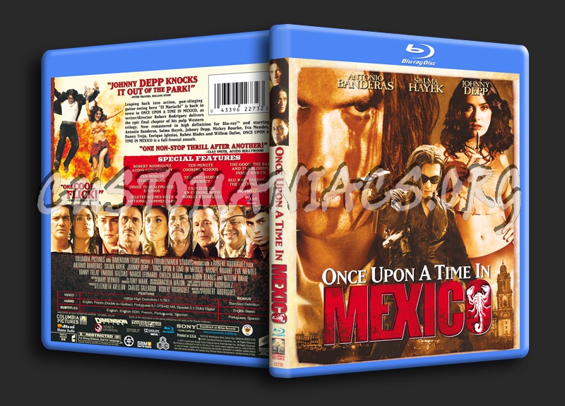 Once Upon A Time In Mexico blu-ray cover