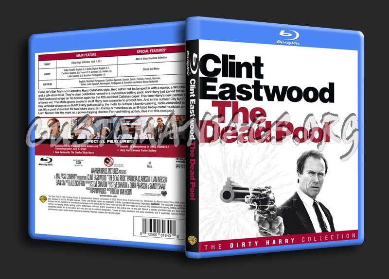The Dead Pool blu-ray cover