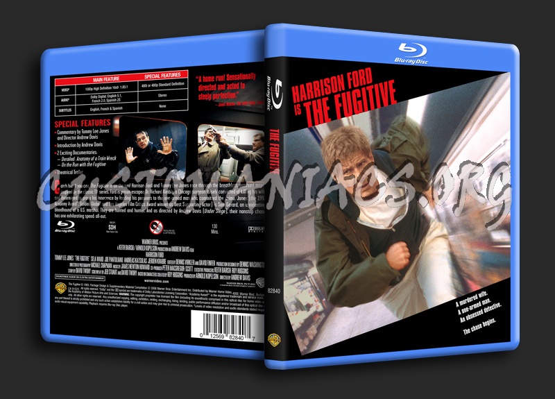 The Fugitive blu-ray cover