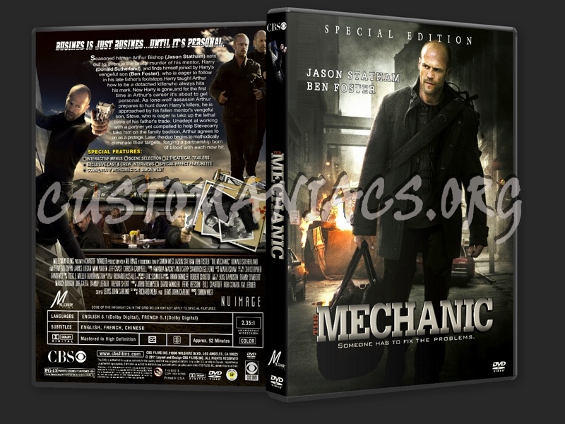 The Mechanic dvd cover