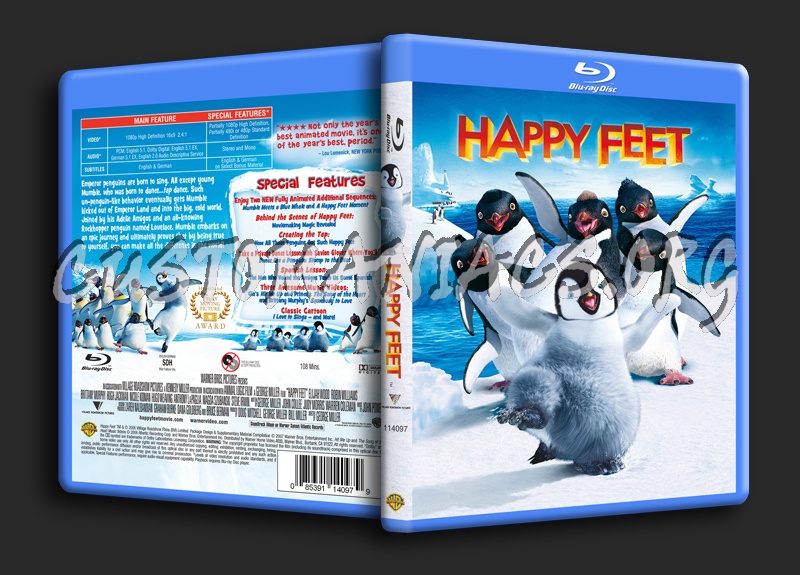 Happy Feet blu-ray cover