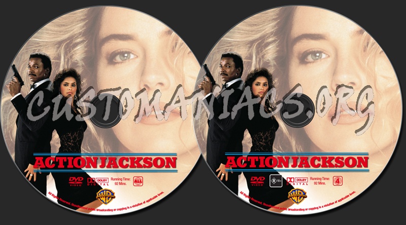 Action Jackson dvd label