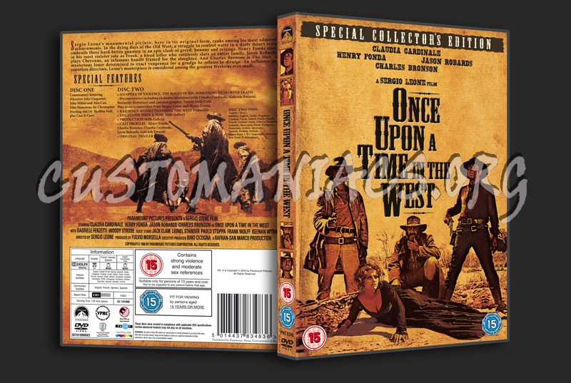 Once Upon A Time in the West dvd cover