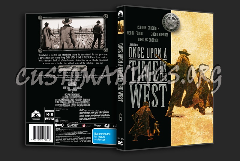 Once Upon A Time in the West dvd cover