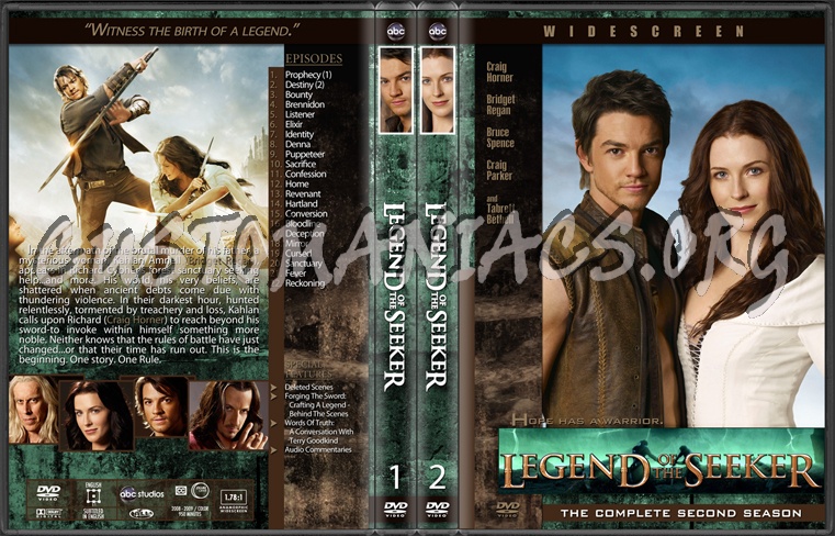 Legend of the Seeker dvd cover