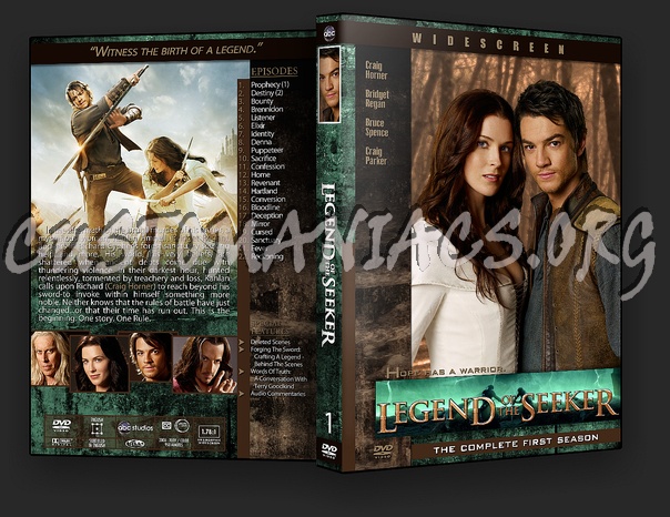 Legend of the Seeker dvd cover