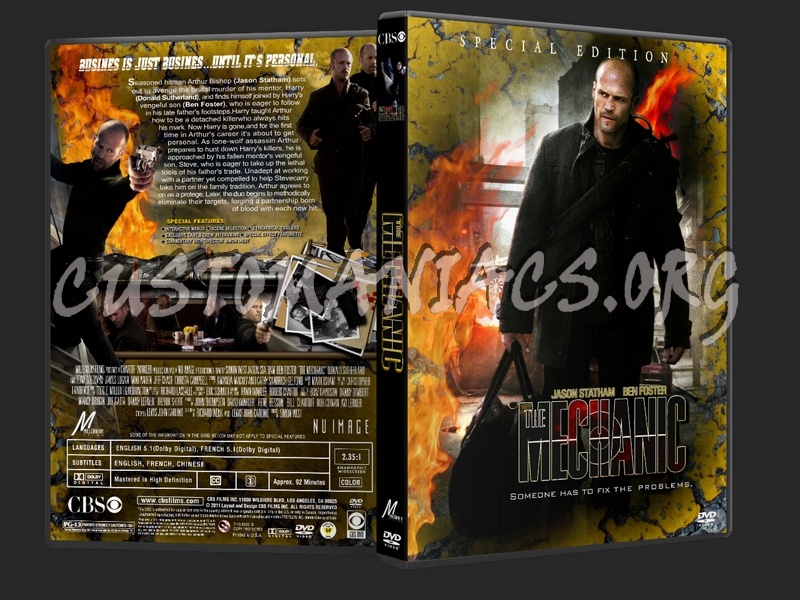 The Mechanic - 2011 dvd cover