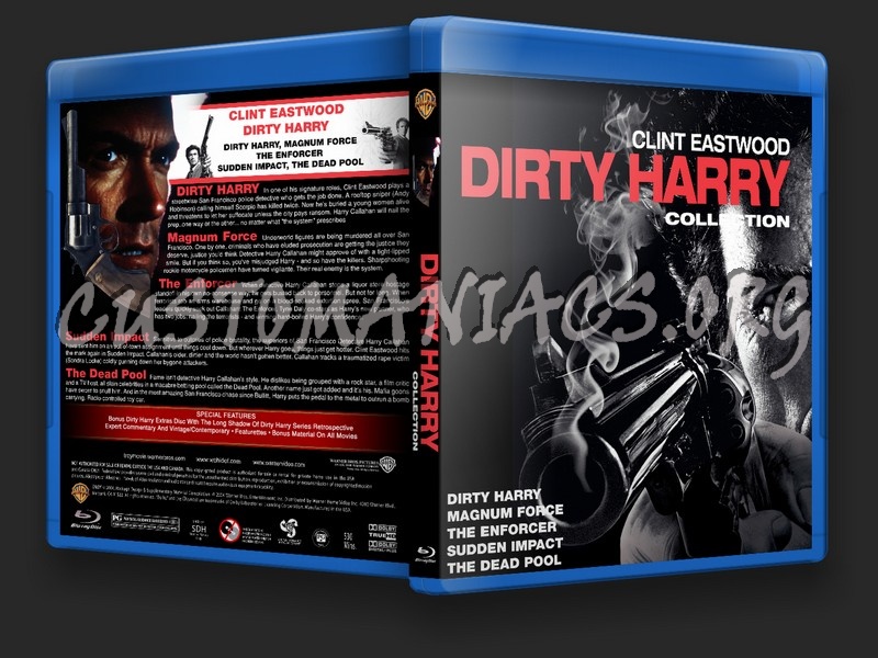 Dirty Harry Collection blu-ray cover