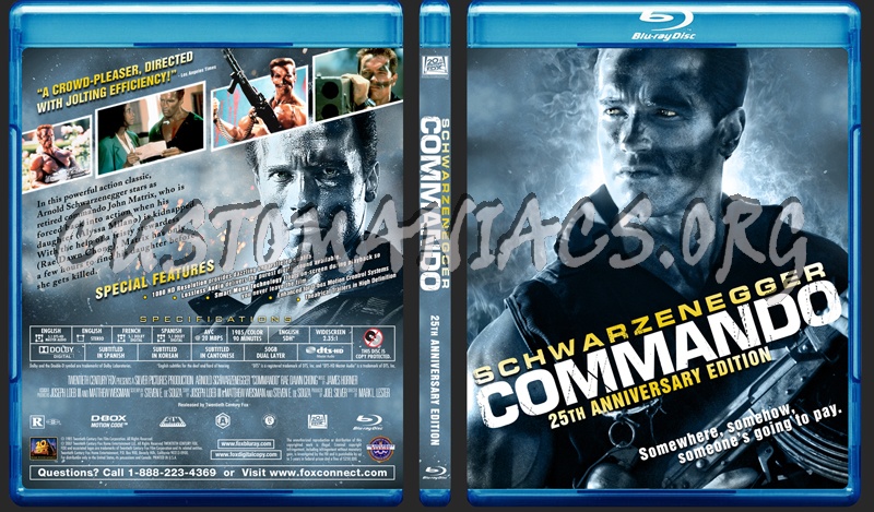 Commando blu-ray cover