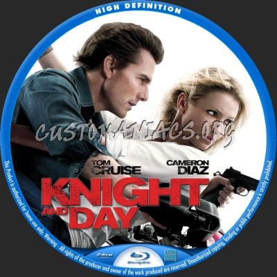 Knight And Day blu-ray label