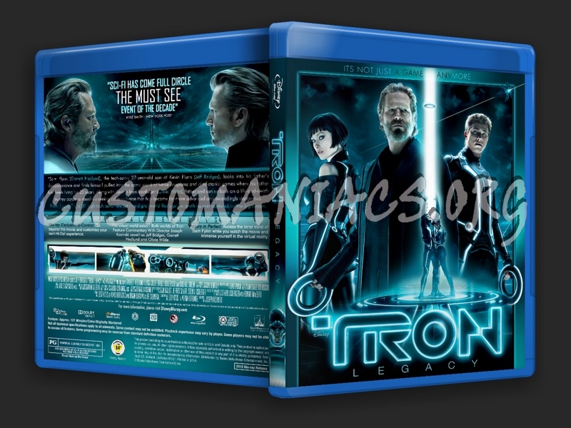 Tron Legacy blu-ray cover