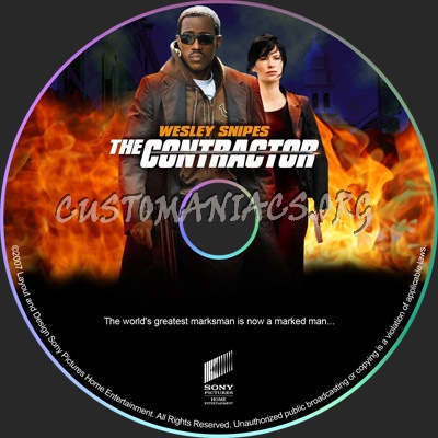 The Contractor dvd label