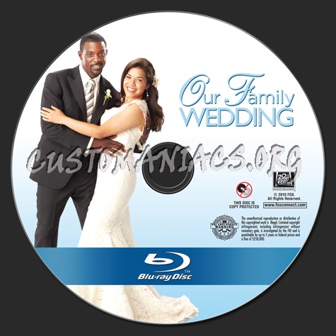 Our Family Wedding blu-ray label