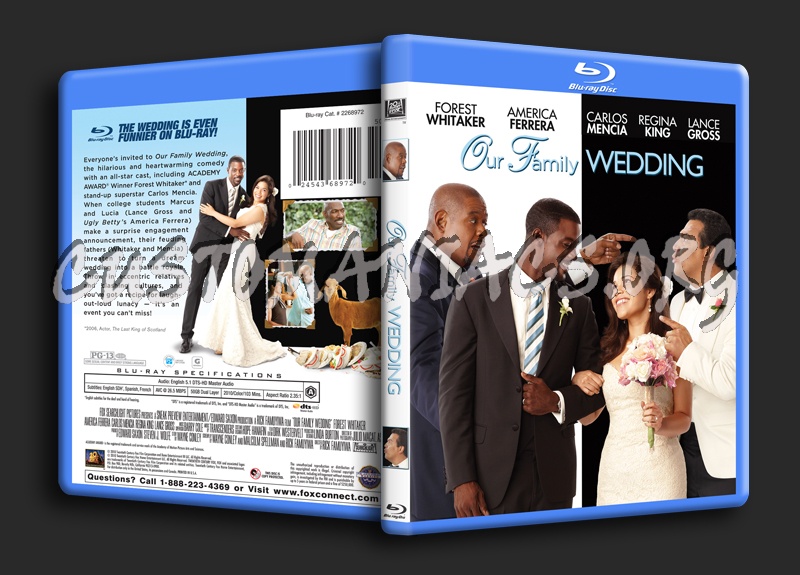 Our Family Wedding blu-ray cover