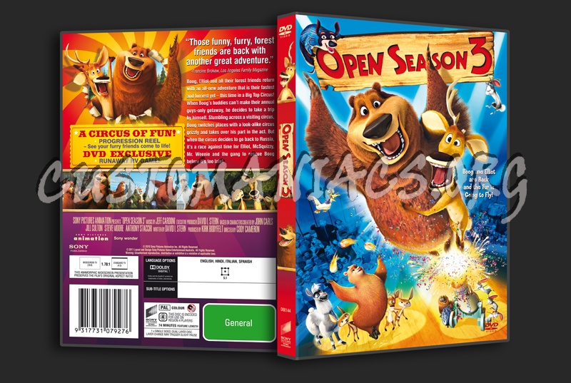 Open Season 3 dvd cover