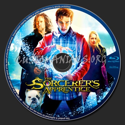 The Sorcerer's Apprentice blu-ray label