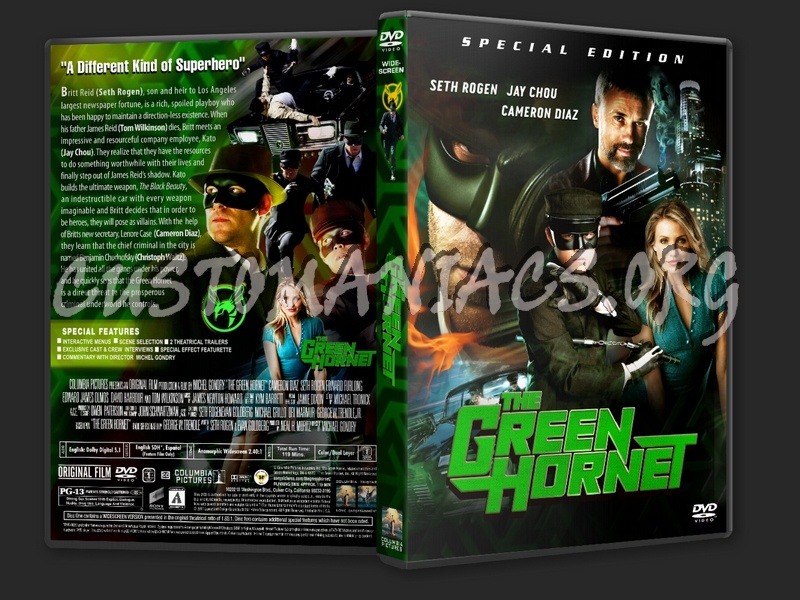 The Green Hornet (2011) dvd cover