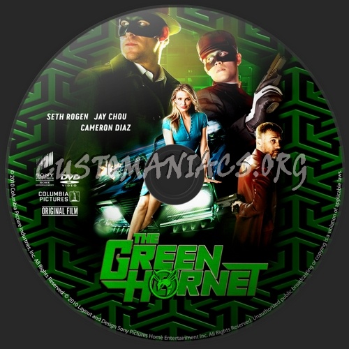 The Green Hornet (2011) dvd label