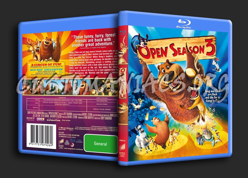 Open Season 3 blu-ray cover