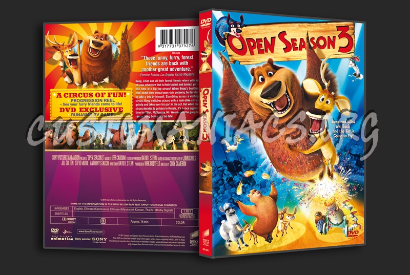 Open Season 3 dvd cover