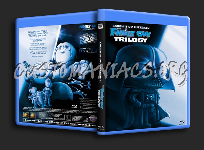 Laugh it Up, Fuzzball: The Family Guy Trilogy blu-ray cover