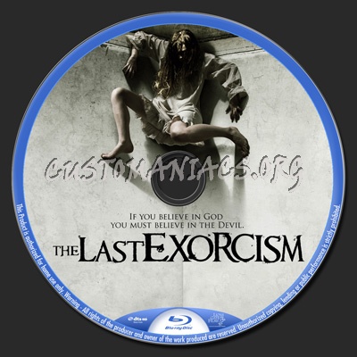 The Last Exorcism blu-ray label