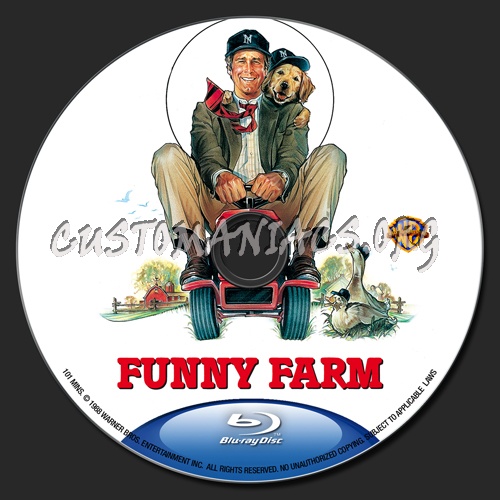 Funny Farm blu-ray label