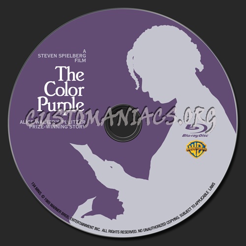 The Color Purple blu-ray label