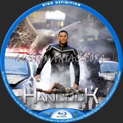 Hancock blu-ray label