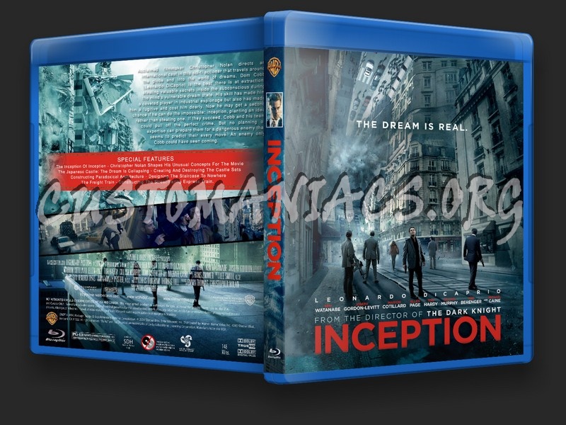 Inception blu-ray cover