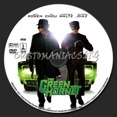 The Green Hornet dvd label