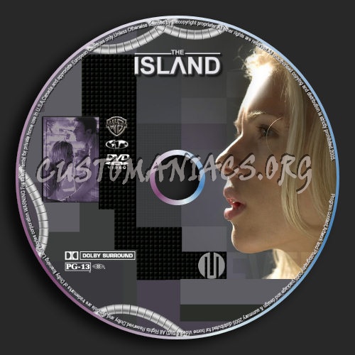 The Island dvd label