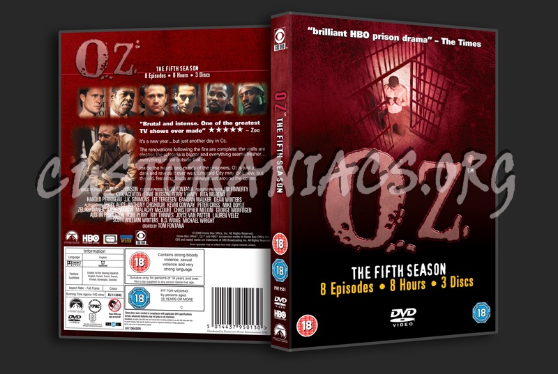 OZ Season 5 dvd cover