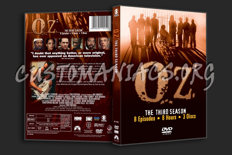OZ Season 3 dvd cover