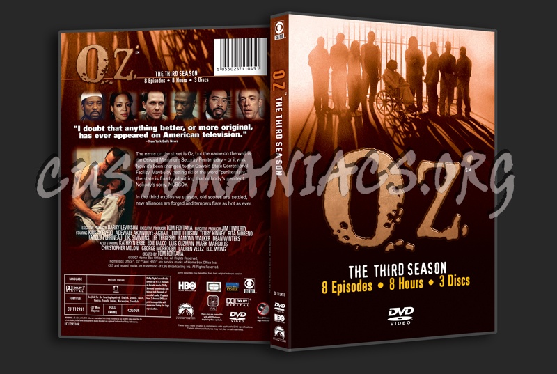 OZ Season 3 dvd cover