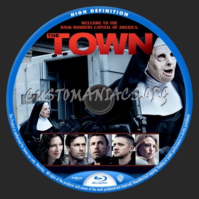 The Town blu-ray label
