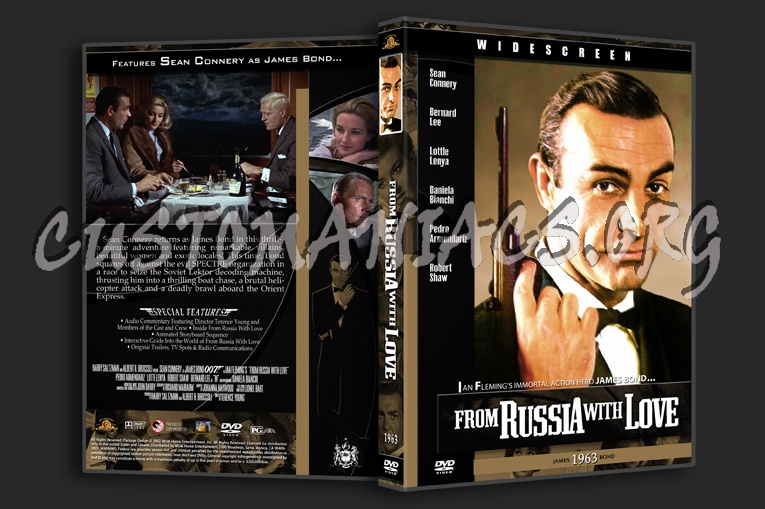 From Russia With Love - 1963 dvd cover