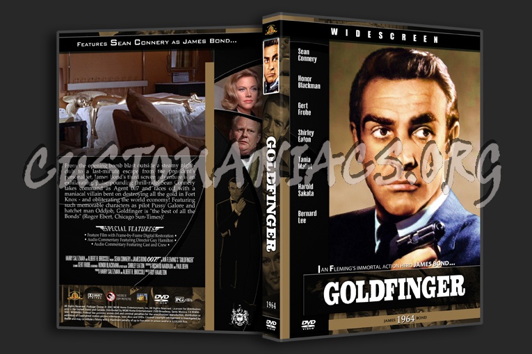 Goldfinger - 1964 dvd cover