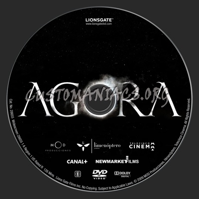Agora dvd label