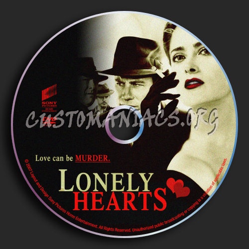 Lonely Hearts dvd label