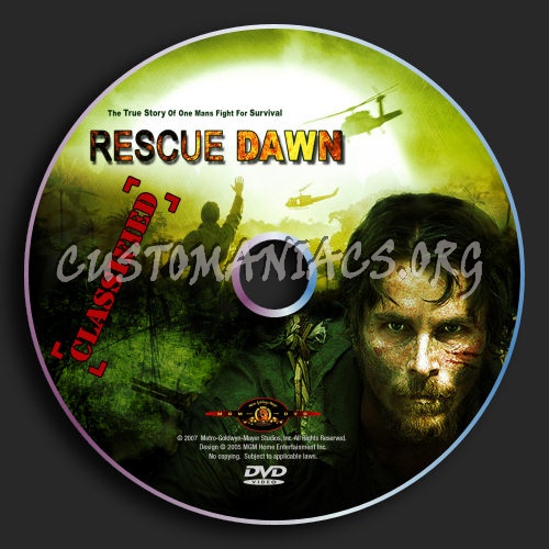 Rescue Dawn dvd label