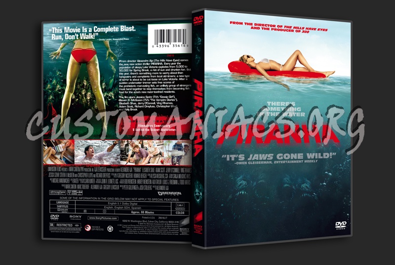 Piranha dvd cover