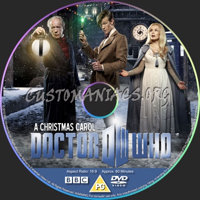 Doctor Who : A Christmas Carol dvd label