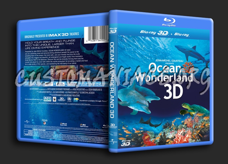 Imax: Ocean Wonderland 3D blu-ray cover