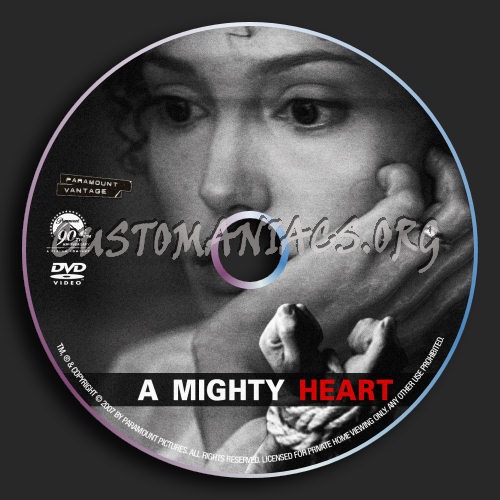 A Mighty Heart dvd label